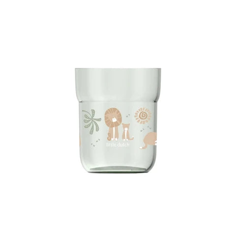 Little Dutch Kinder Glas Mio 250 ml Safari Friends