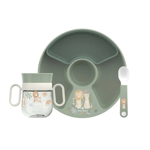 Little Dutch Set Babygeschirr Mio 3 pcs Safari Friends