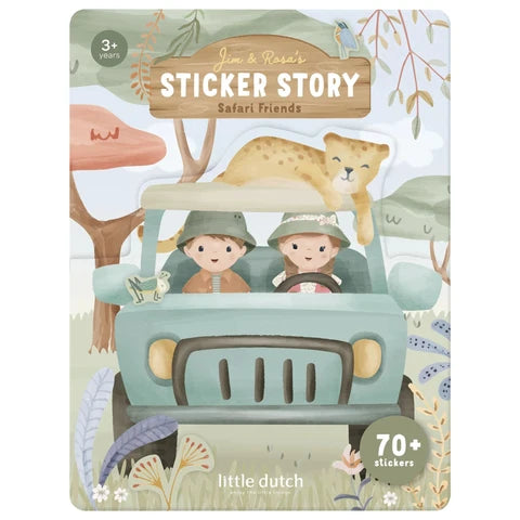 Little Dutch Stickerbuch Safari Friends