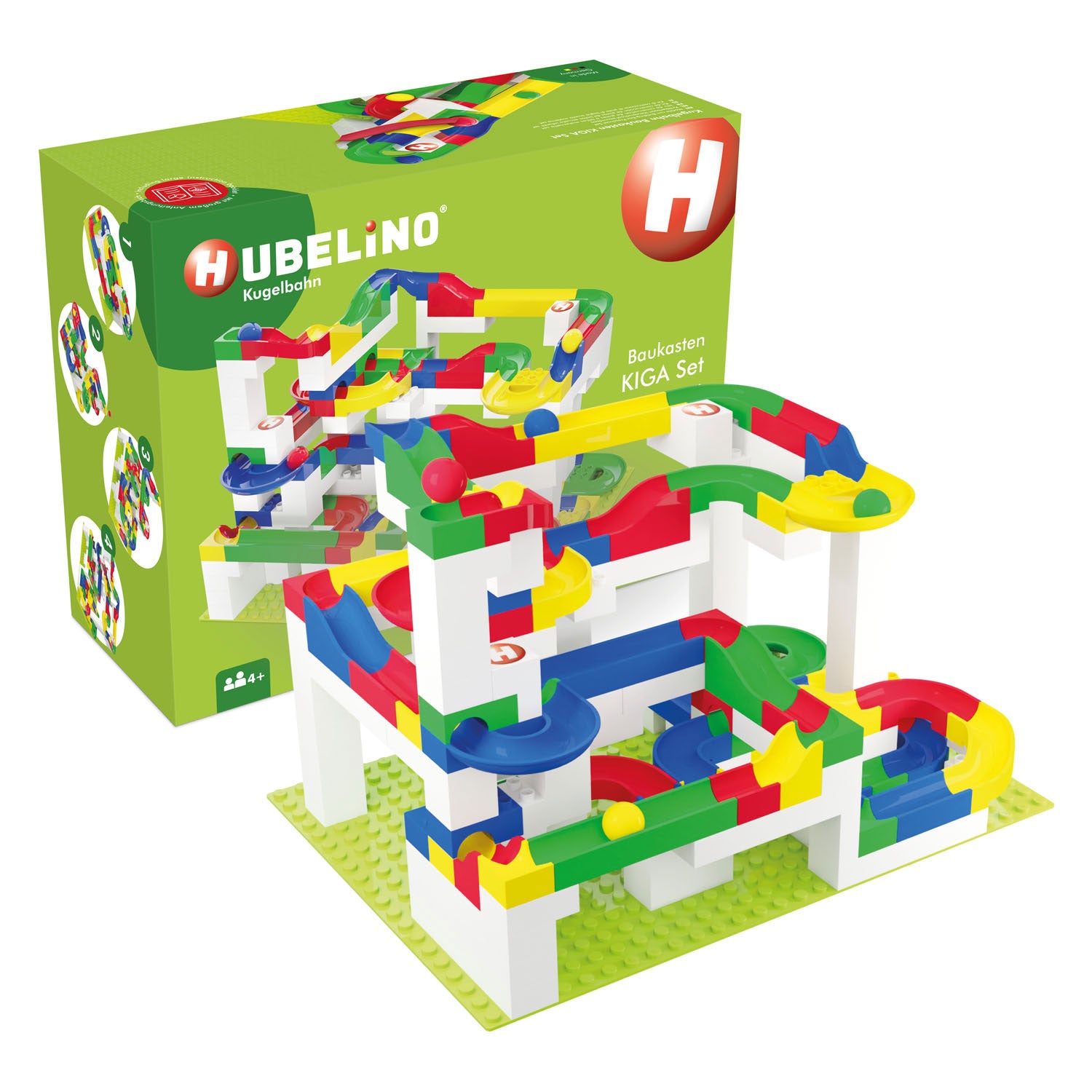 Hubelino Kugelbahn: KIGA-Set Baukasten [351 Teile]