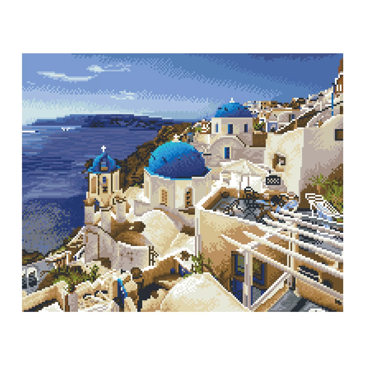 Diamond Dotz Diamond Painting Santorini