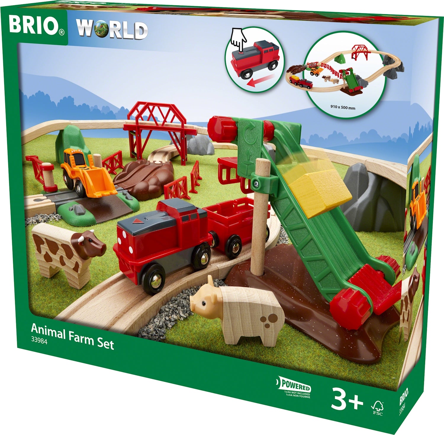 Brio Grosses Bahn Bauernhof Set