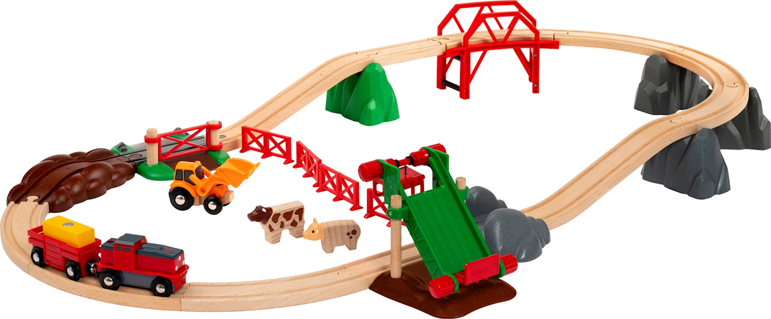 Brio Grosses Bahn Bauernhof Set