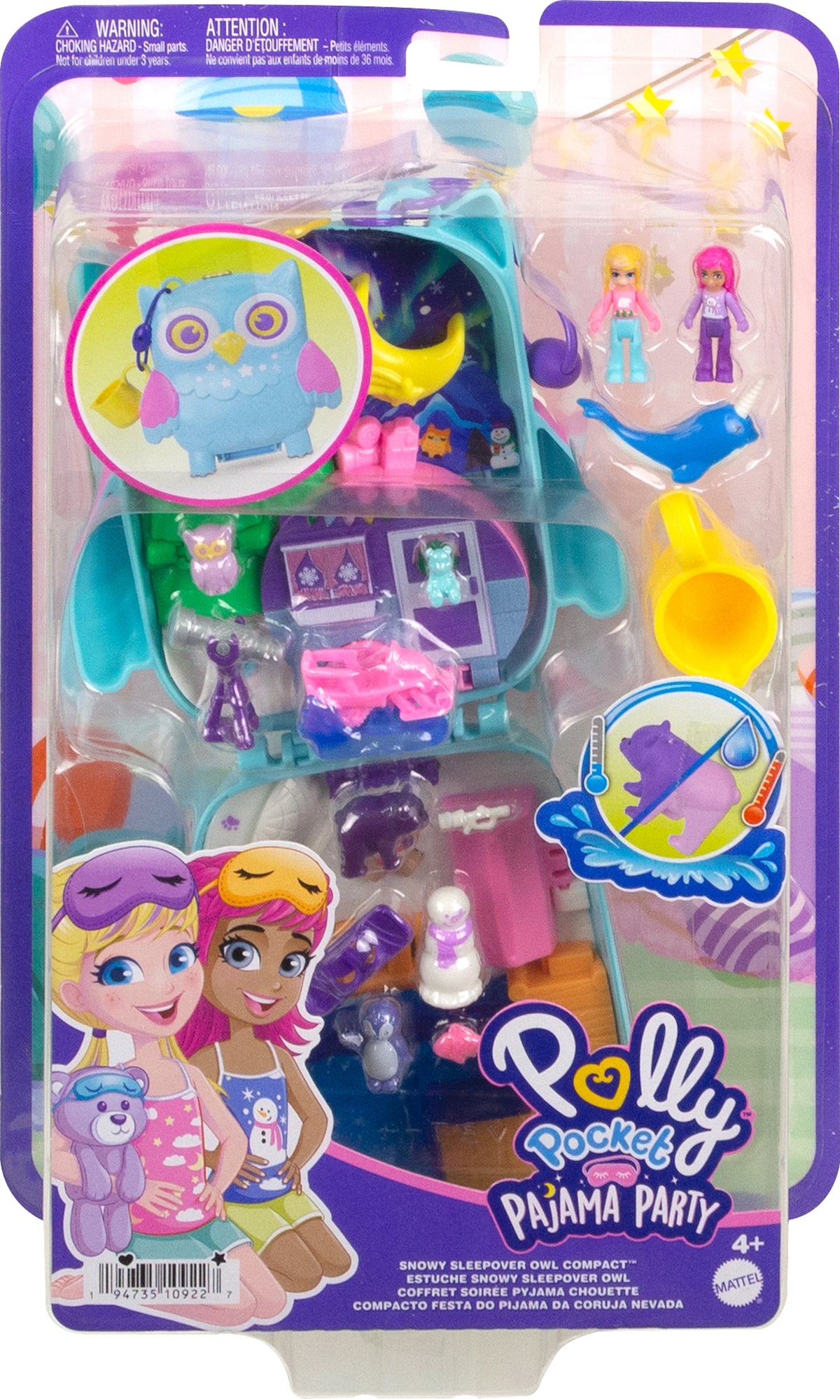 Polly Pocket Schnee-Eule Schatulle