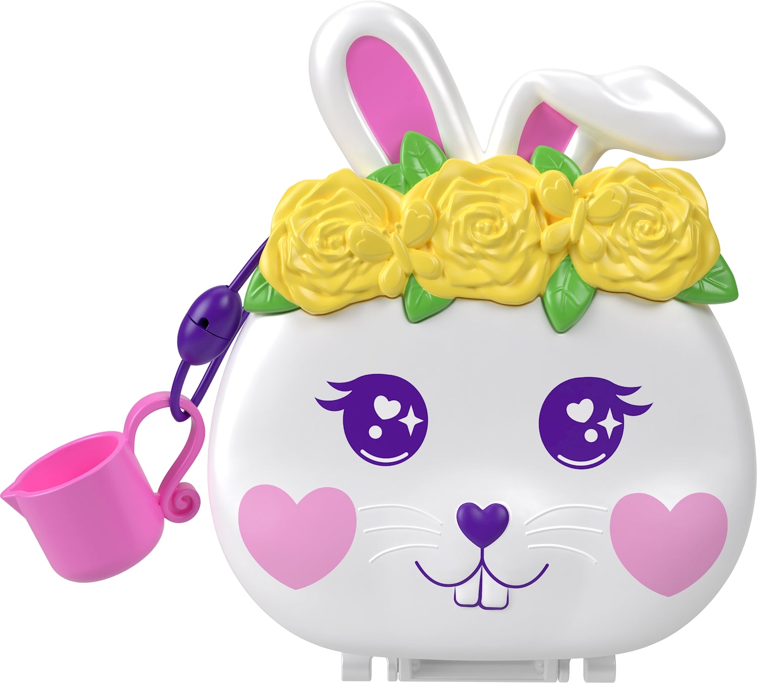Polly Pocket Blumen-Häschen Schatulle