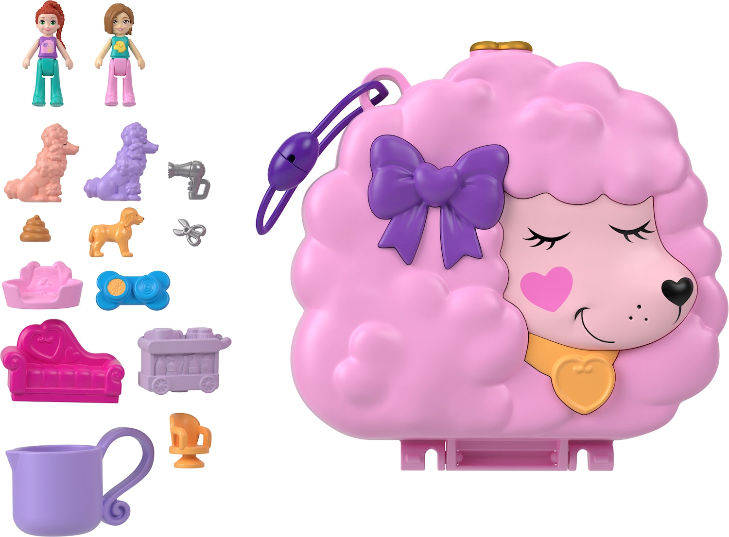 Polly Pocket Stylisher Pudel Schatulle