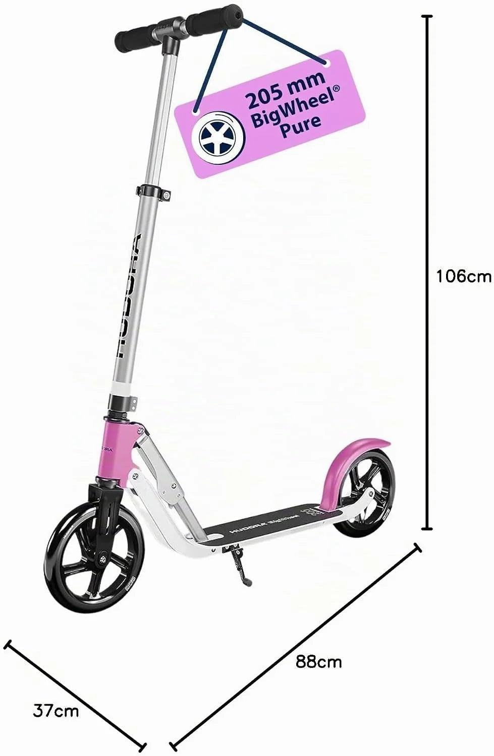 Hudora BigWheel 205 Pure AZ, purple