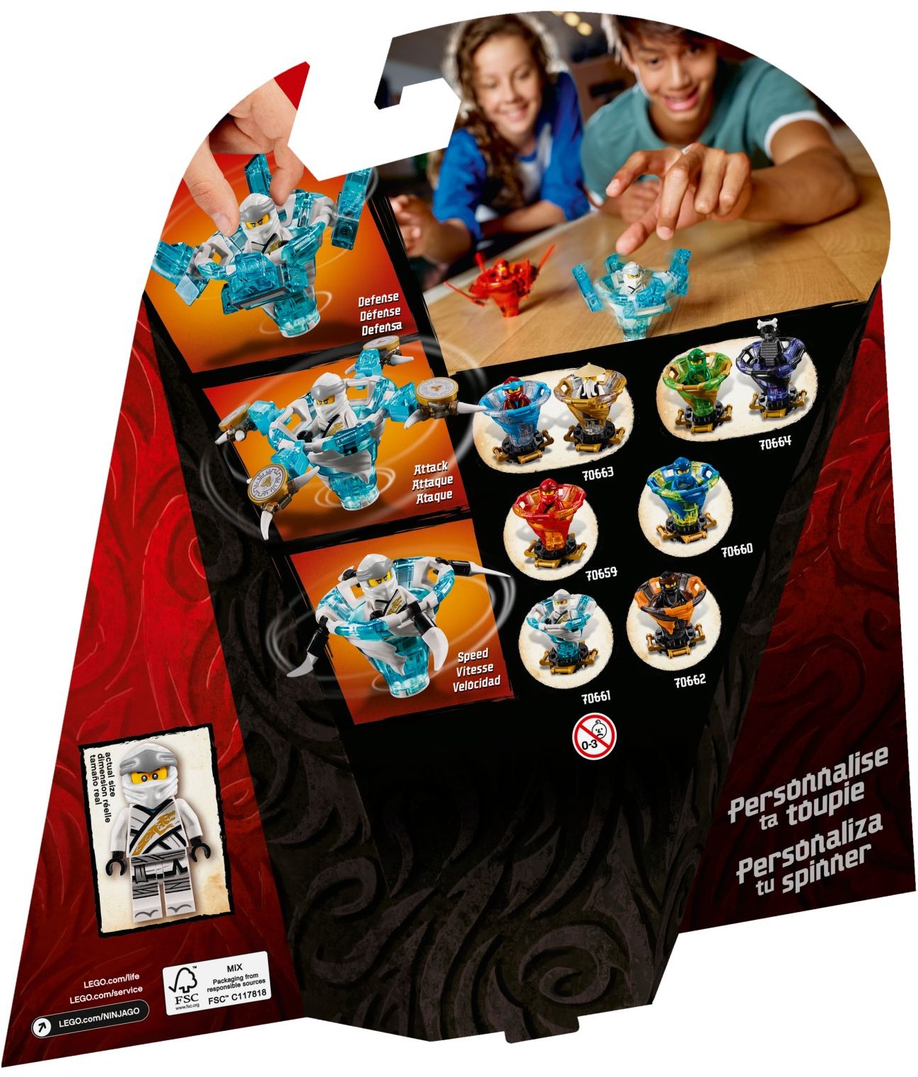 LEGO Ninjago Spinjitzu Zane 70661