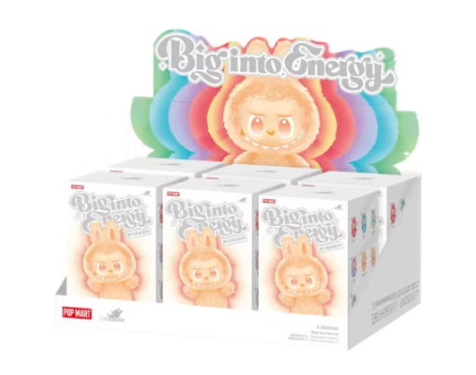 【正規品・未開封】Labubu Big into Energy Box Pop Mart Labubu Big into Energy whole Box (6 Stück)