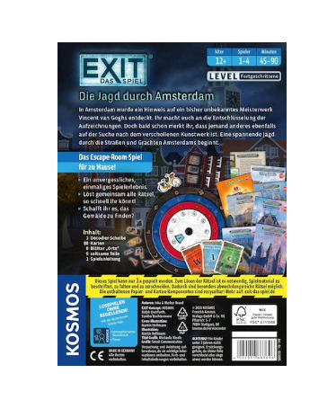 EXIT® - Das Spiel: Die Jagd durch Amsterdam