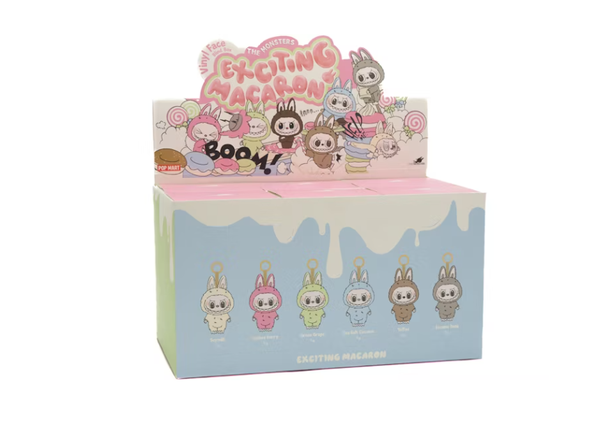 Pop Mart THE MONSTERS - Labubu Exciting Macaron Series Vinyl Plush Blind Box (Einzelbox)