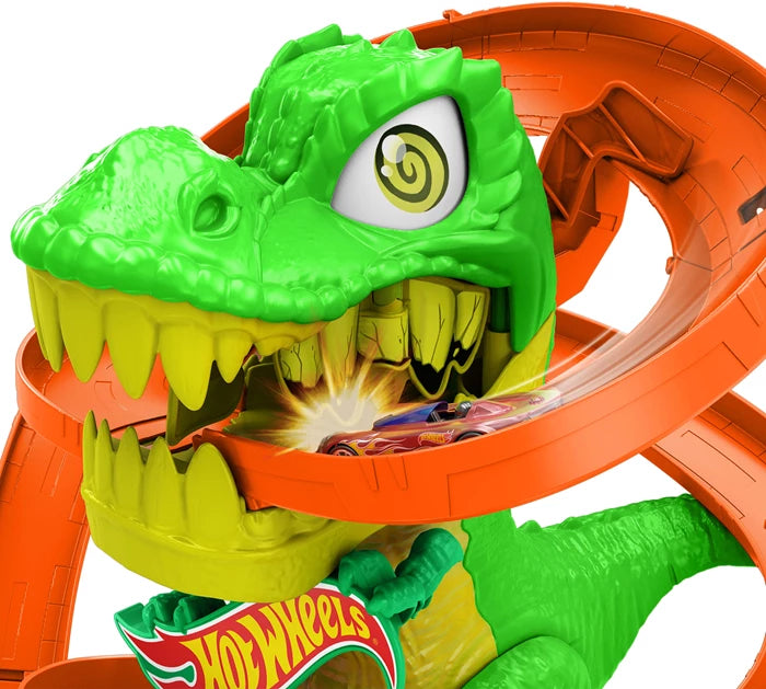 Hot Wheels City T-Rex-Schlacht Spielset