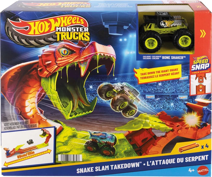 Hot Wheels Monster Trucks Gigantische Schlangenjagd