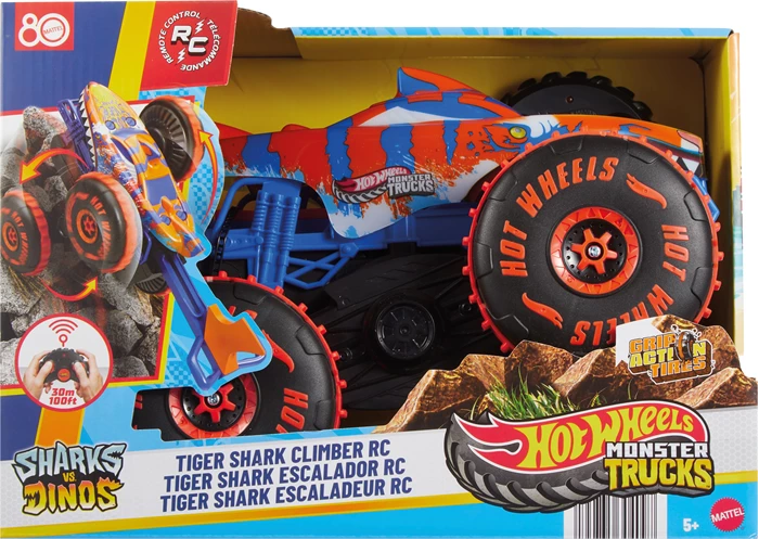 Hot Wheels Monster Trucks RC Tiger Shark Climber RC