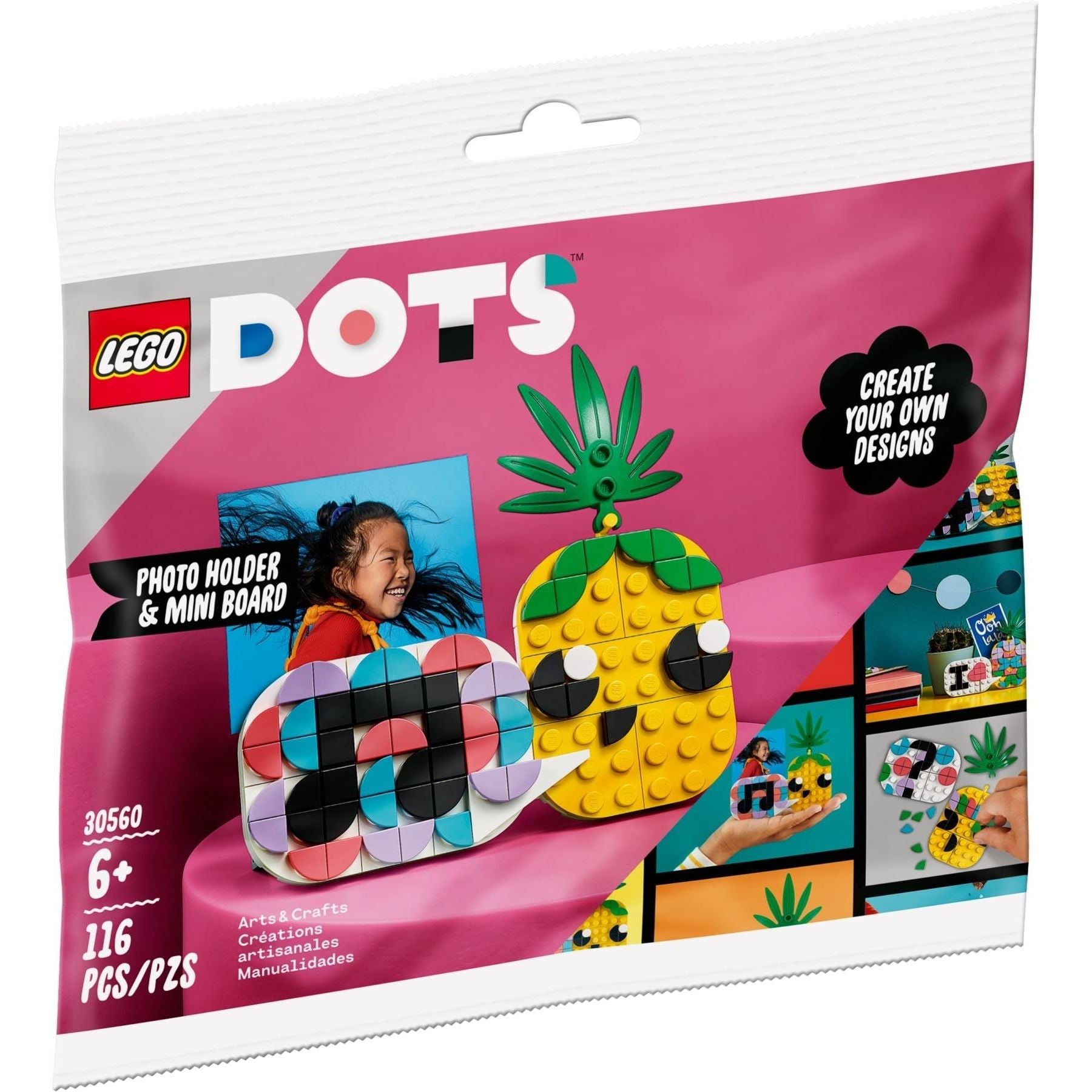 LEGO DOTS Ananas Fotohalter & Mini-Tafel 30560