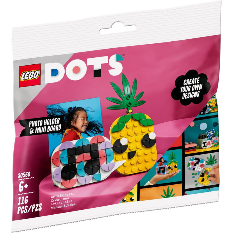 <transcy>LEGO DOTS Porte-photos ananas & mini-tableau 30560</transcy>