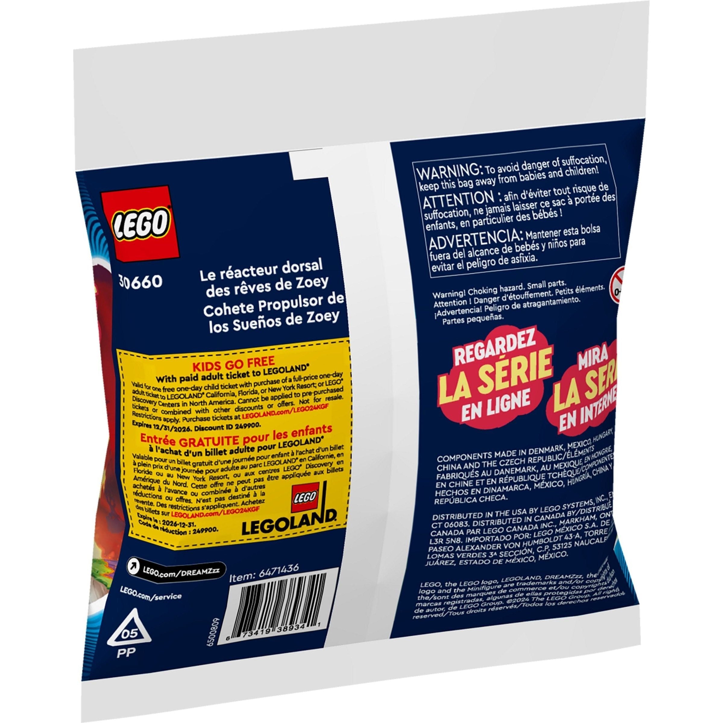 LEGO Zoeys Traumraketenrucksack 30660