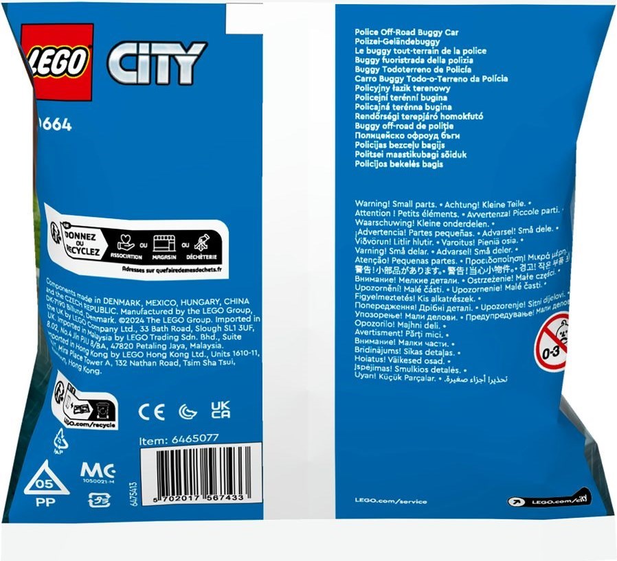 LEGO City Polizei-Geländebuggy Polybag 30664