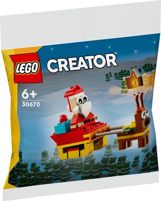 LEGO Creator Weihnachtsmann auf Schlittenfahrt 30670