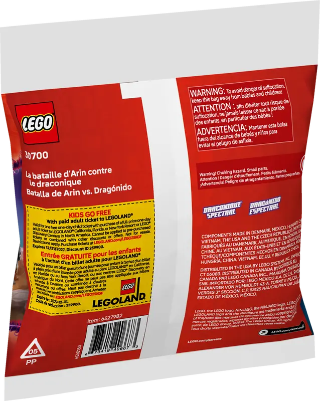 LEGO Ninjago Arins Duell mit dem Drachenmenschen 30700