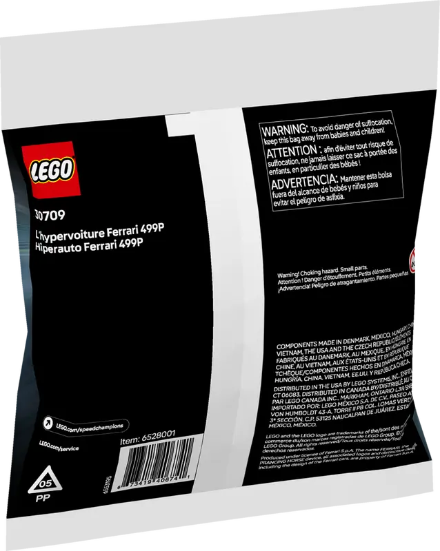 LEGO SPEED Champions Ferrari 499P Supersportwagen 30709