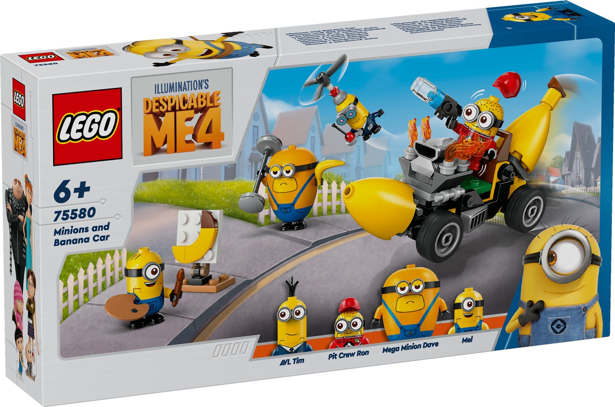 LEGO Minions Minions und das Bananen Auto 75580