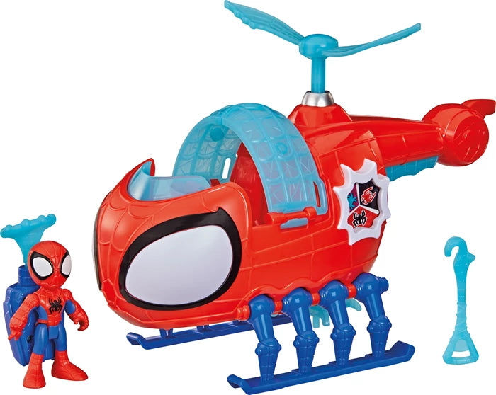 Hasbro Spidey Helikopter Evergreen Team Helikopter und Figur