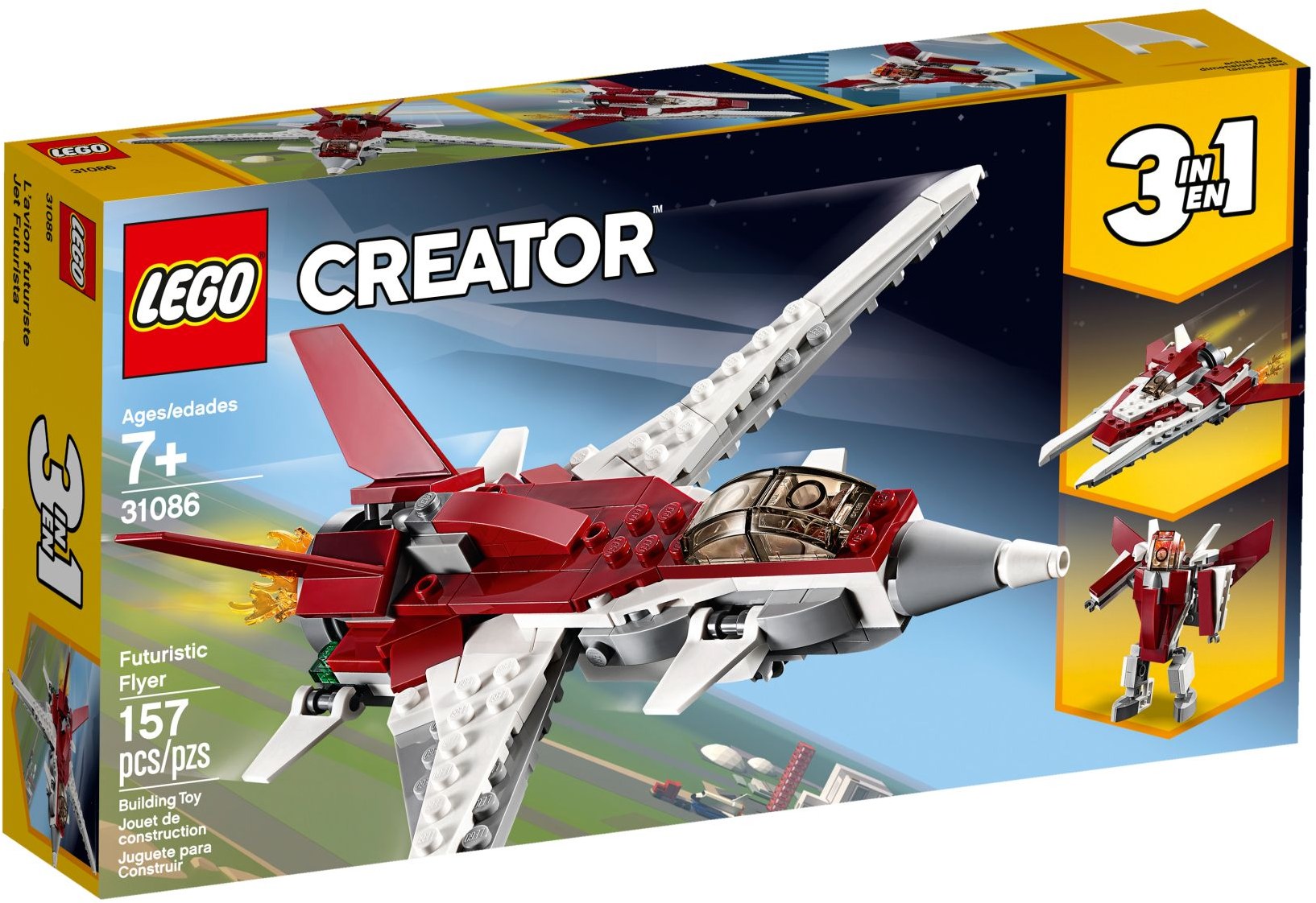 LEGO Creator L'avion du futur 31086