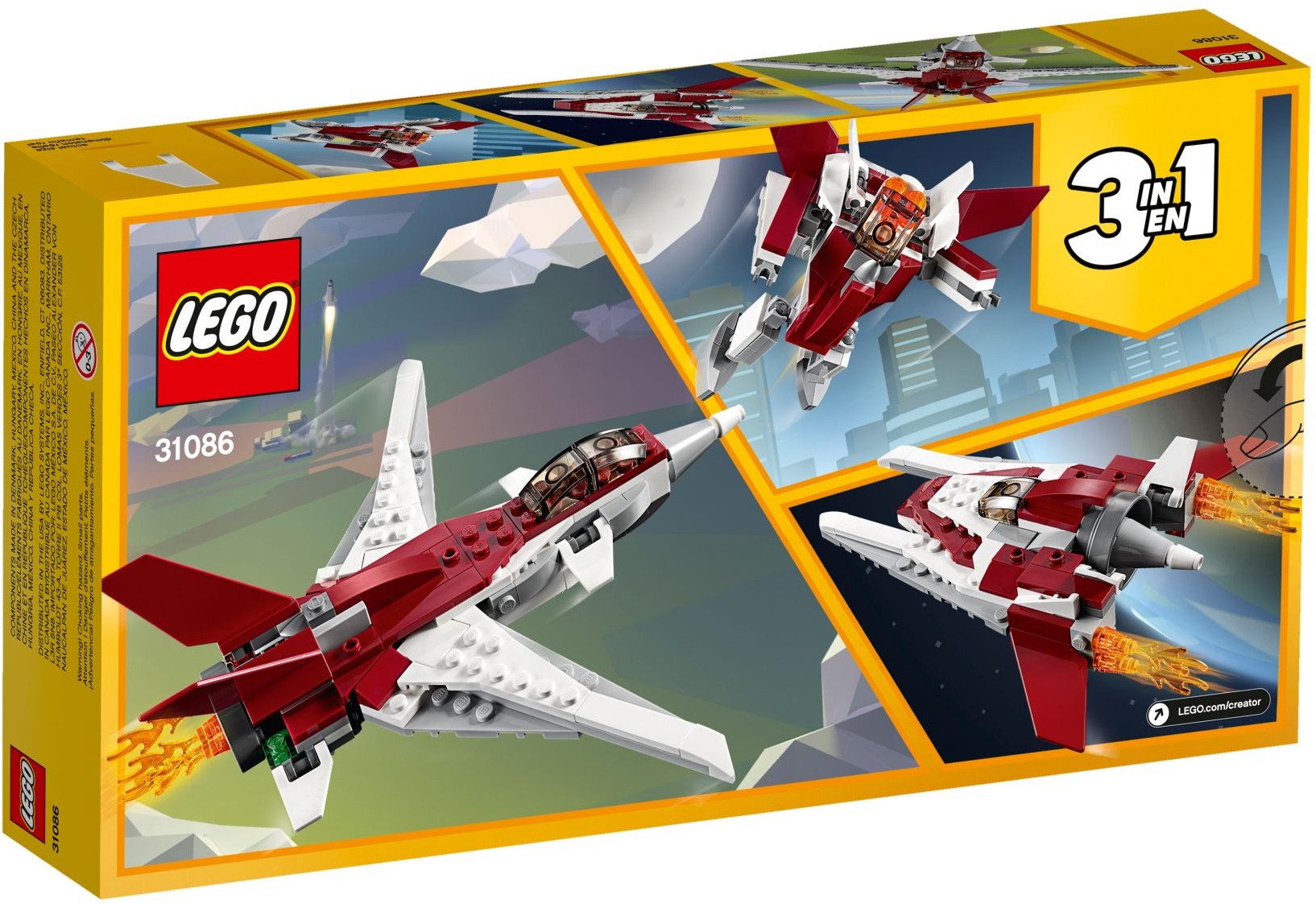 LEGO Creator L'avion du futur 31086