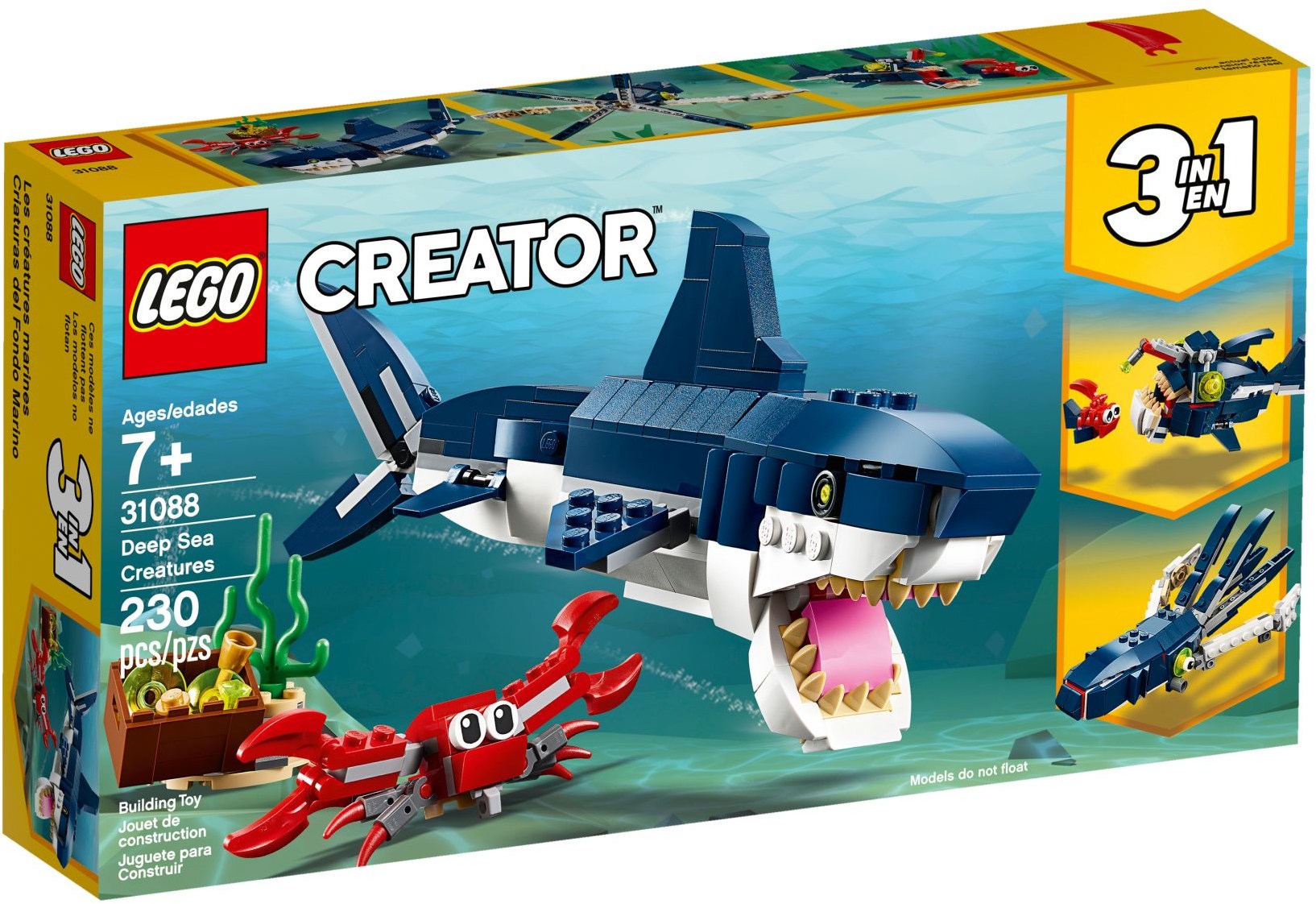 LEGO Creator Les habitants des profondeurs 31088