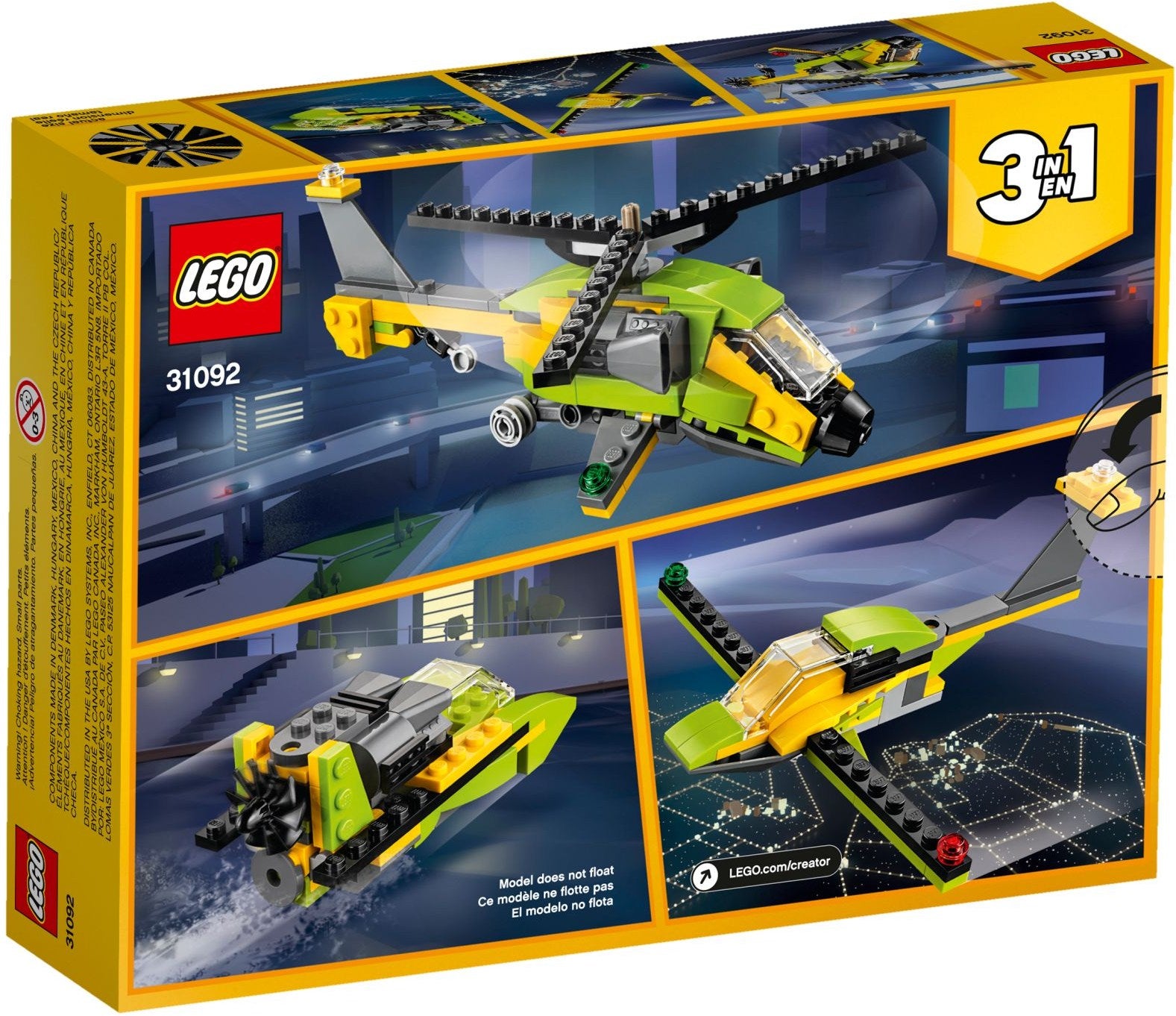 LEGO Creator Hubschrauber 31092