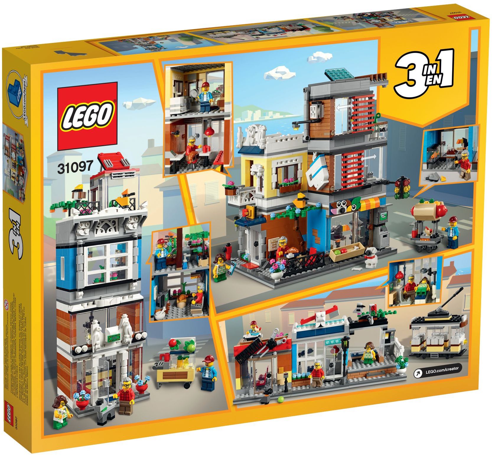 LEGO Creator Stadthaus mit Zoohandlung 31097
