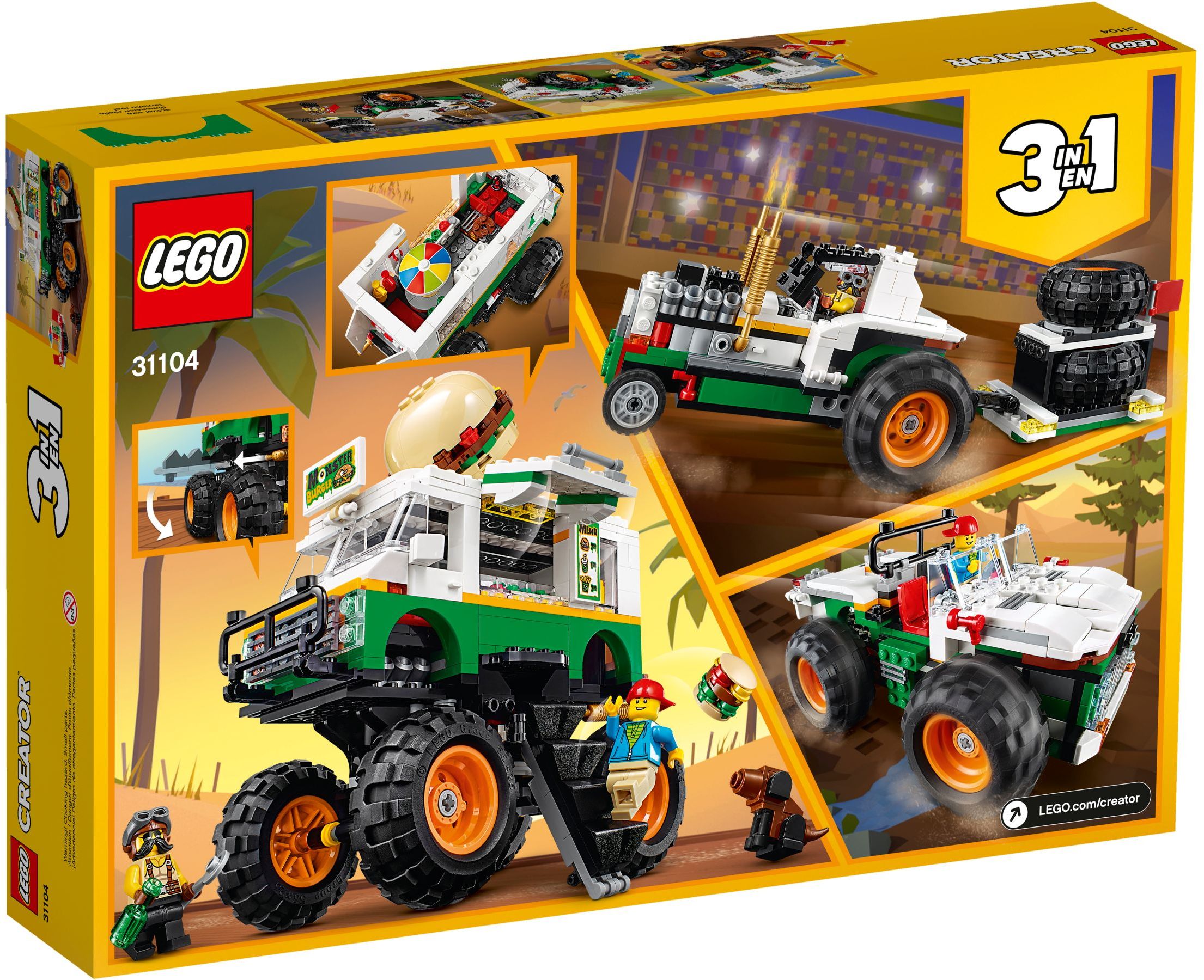 LEGO Creator Burger-Monster-Truck 31104