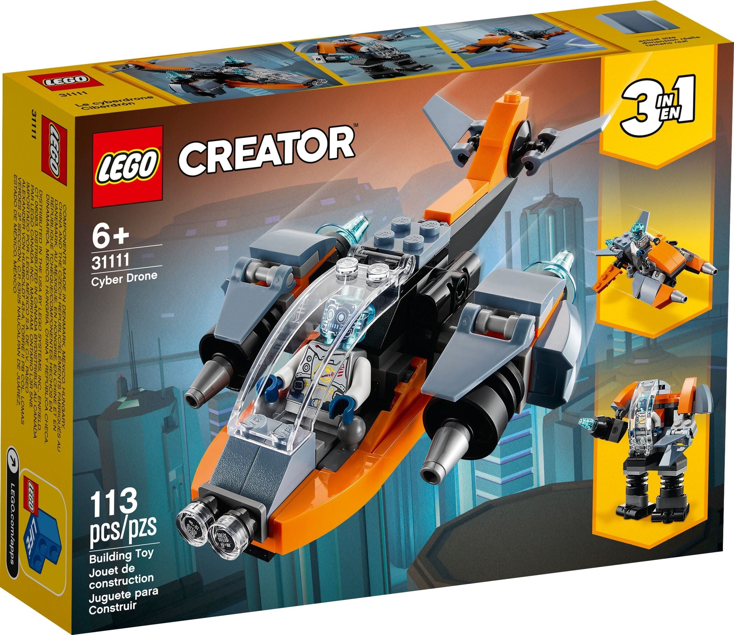 <transcy>LEGO Creator Cyber-drone 31111</transcy>