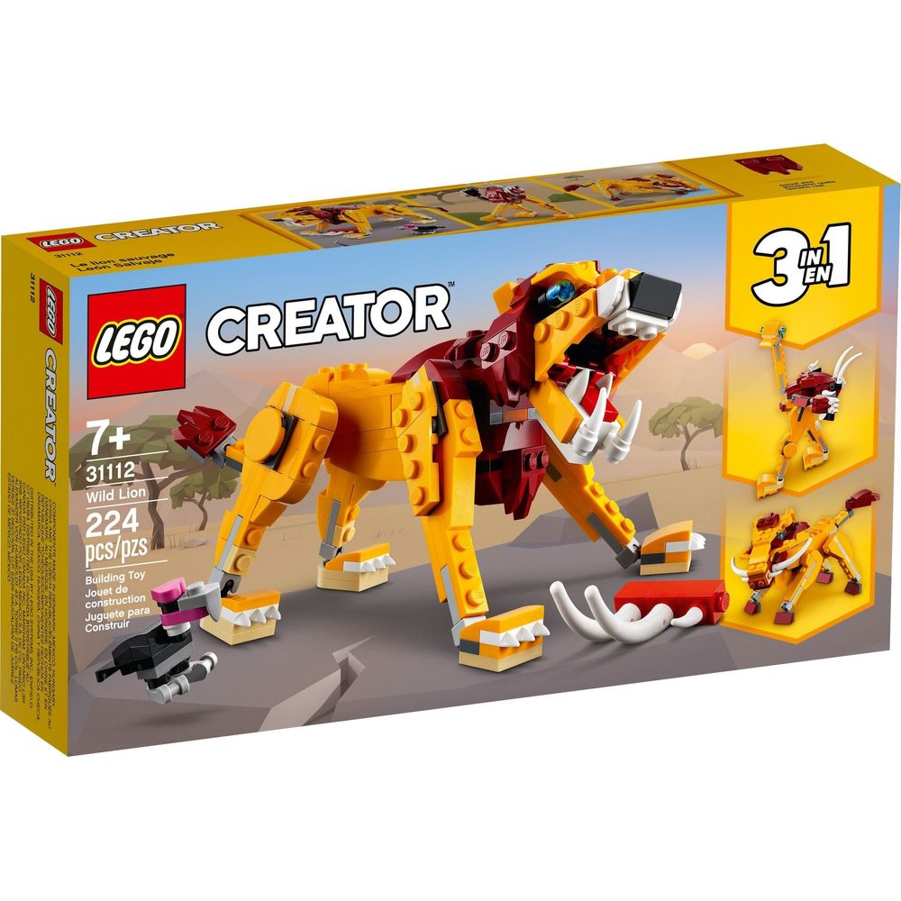 LEGO Creator Le lion sauvage 31112