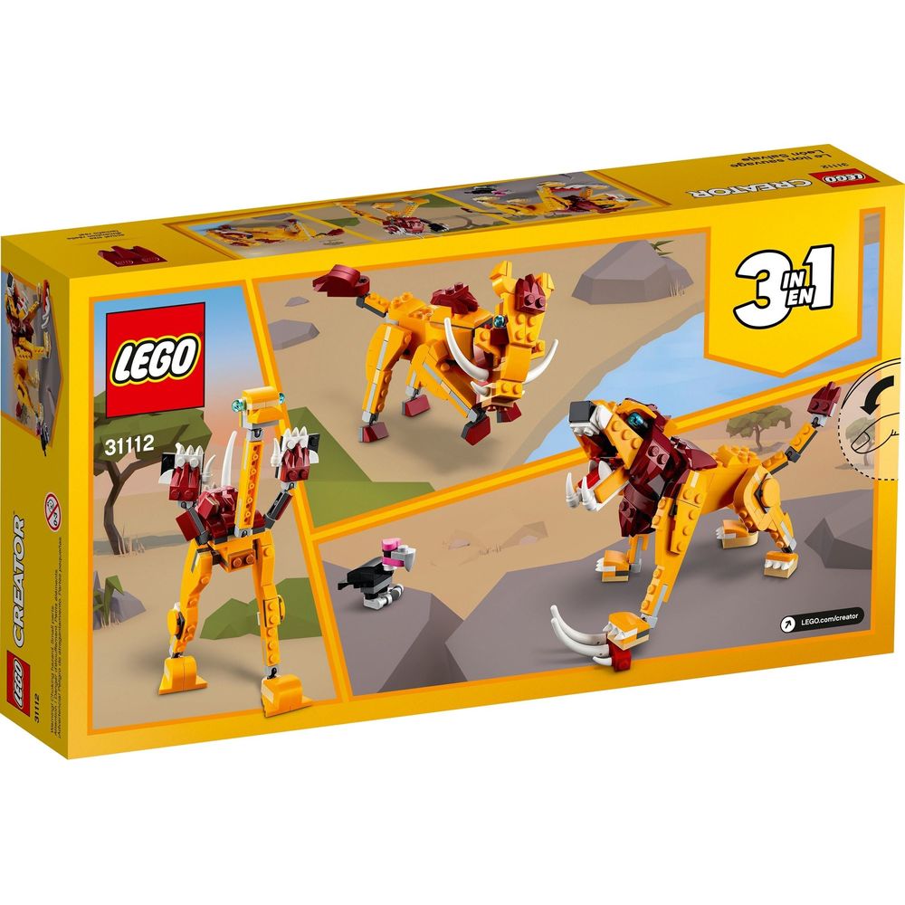 LEGO Creator Le lion sauvage 31112