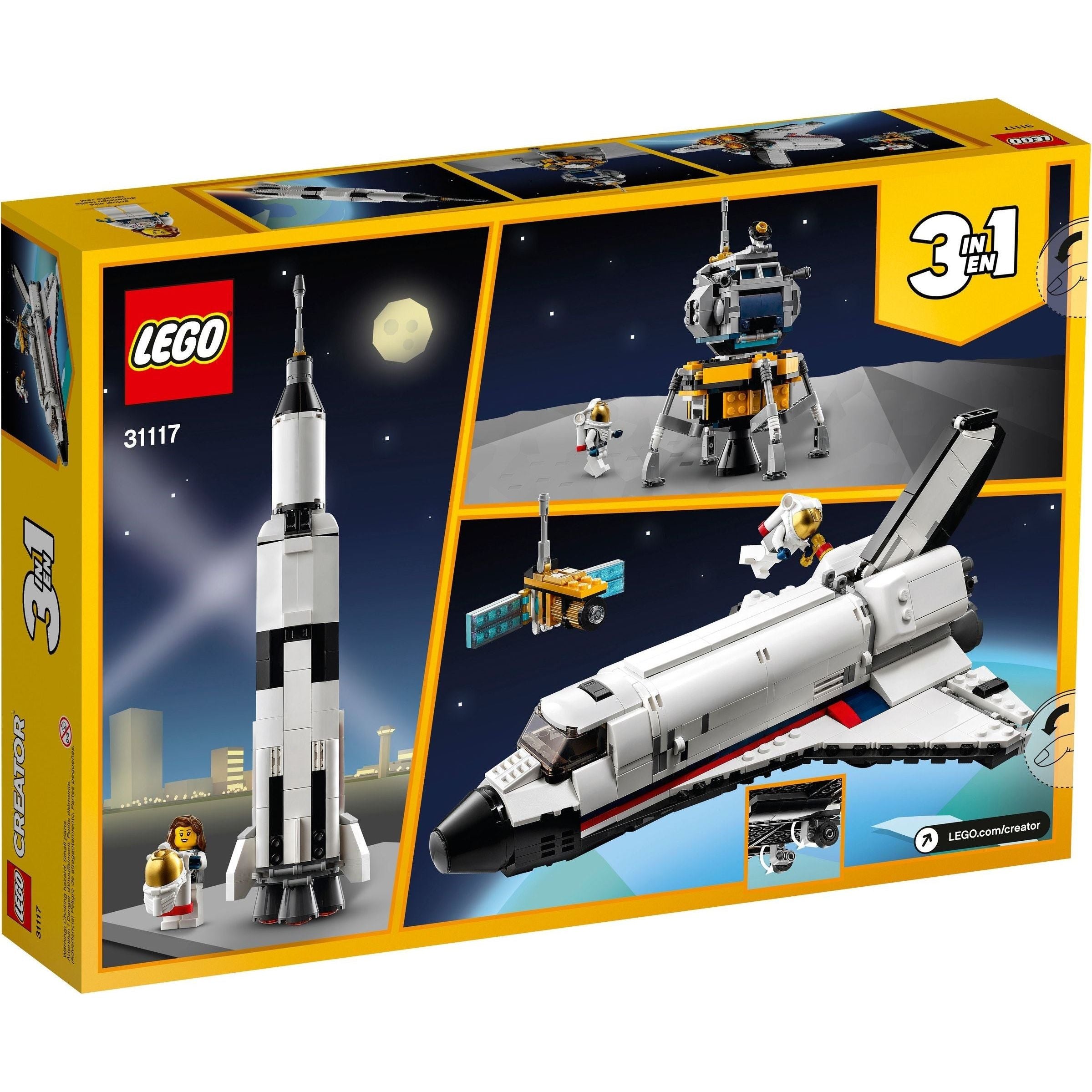 LEGO Creator Spaceshuttle-Abenteuer 31117