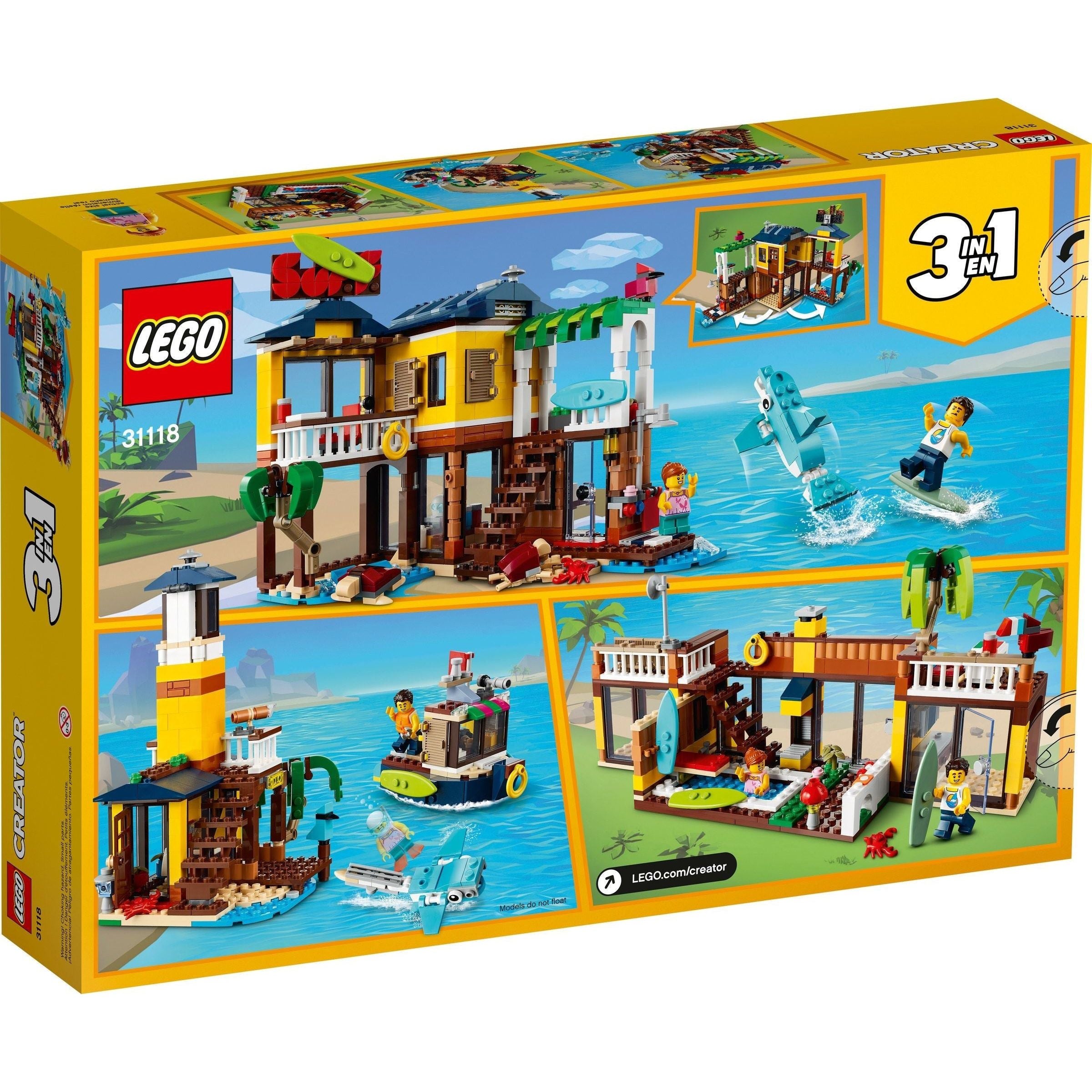 LEGO Creator Surfer Beach House 31118