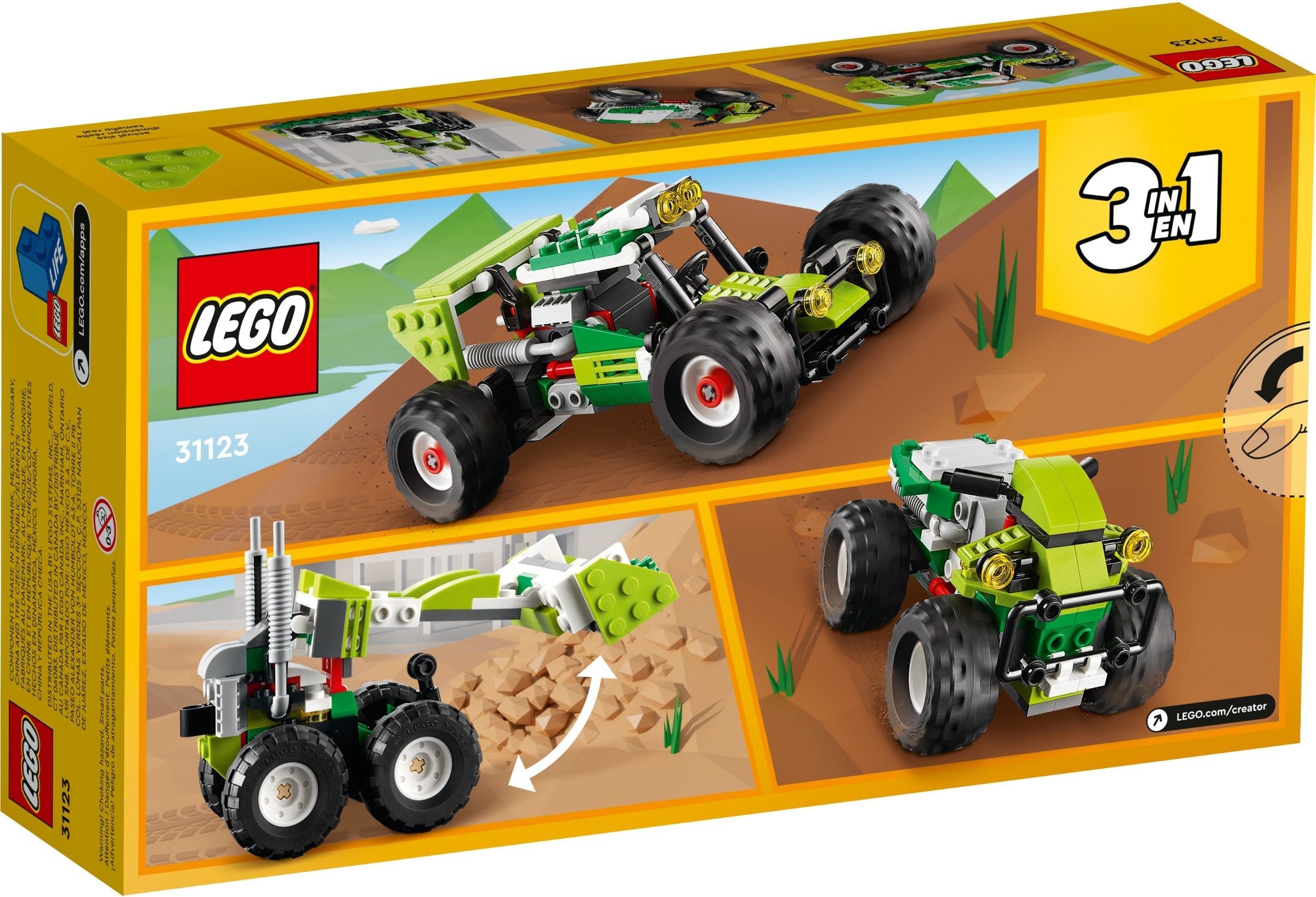<transcy>LEGO Creator Poussette tout-terrain 31123</transcy>