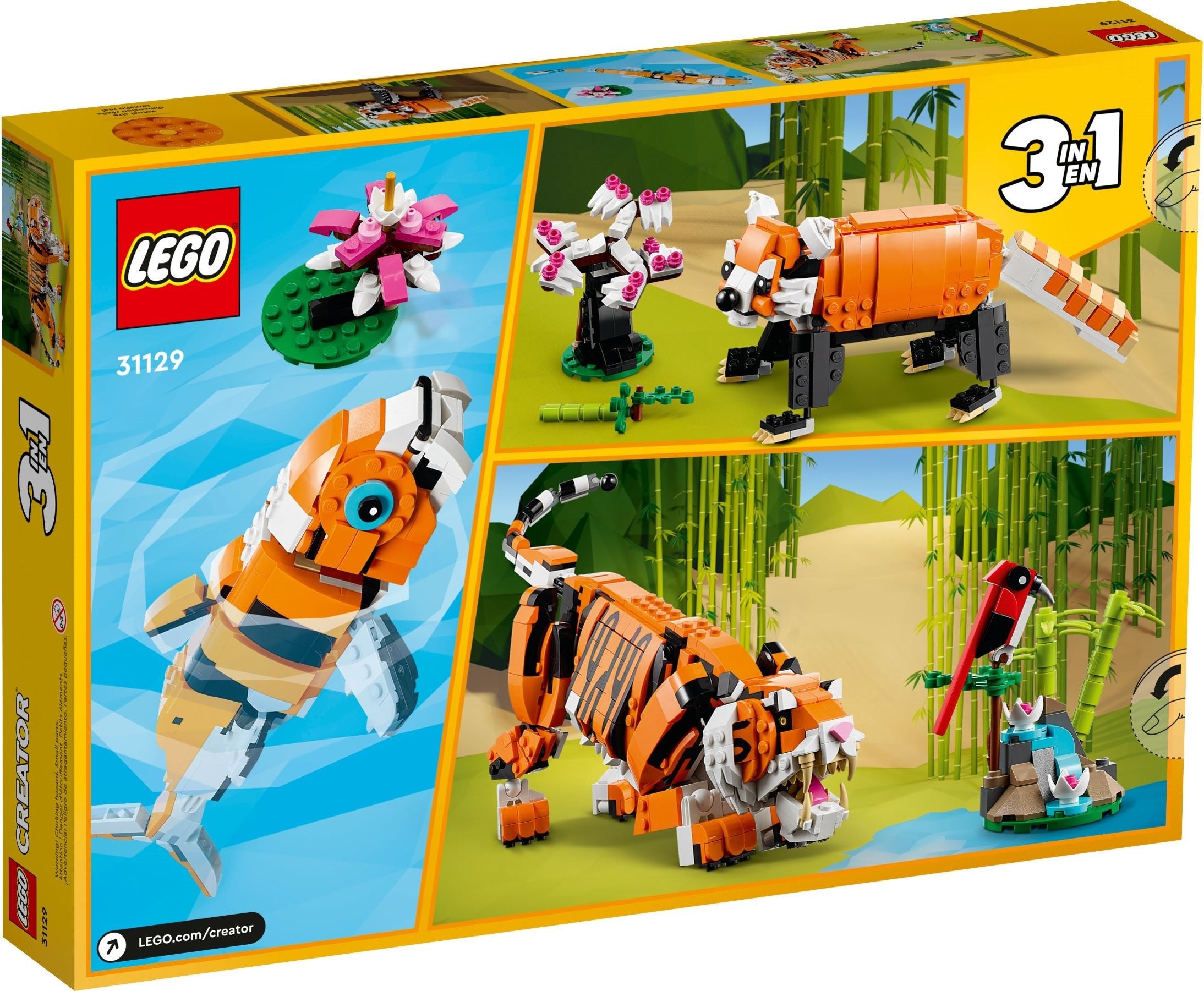 <transcy>LEGO Creator Tigre majestueux 31129</transcy>