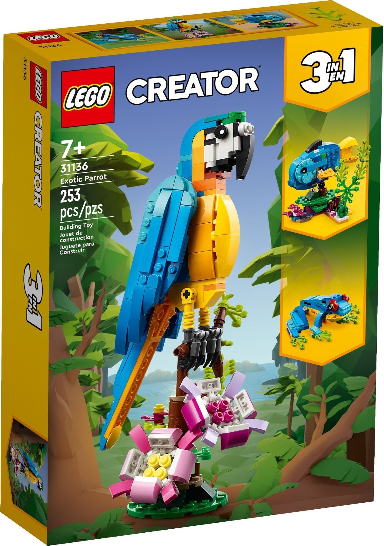 LEGO Creator Exotischer Papagei 31136