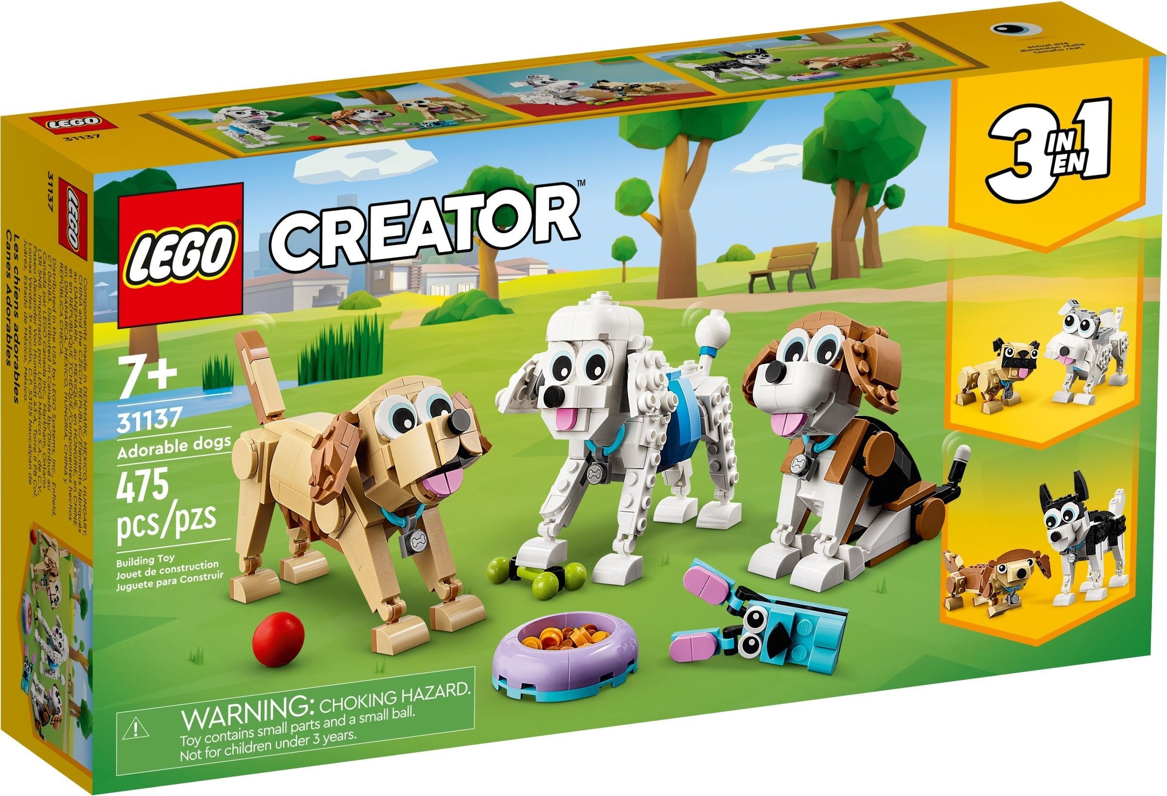 LEGO Creator Niedliche Hunde 31137