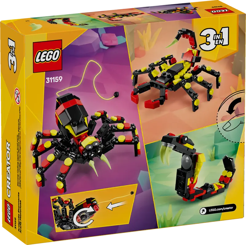 LEGO Creator Wilde Tiere: Überraschungsspinne 31159