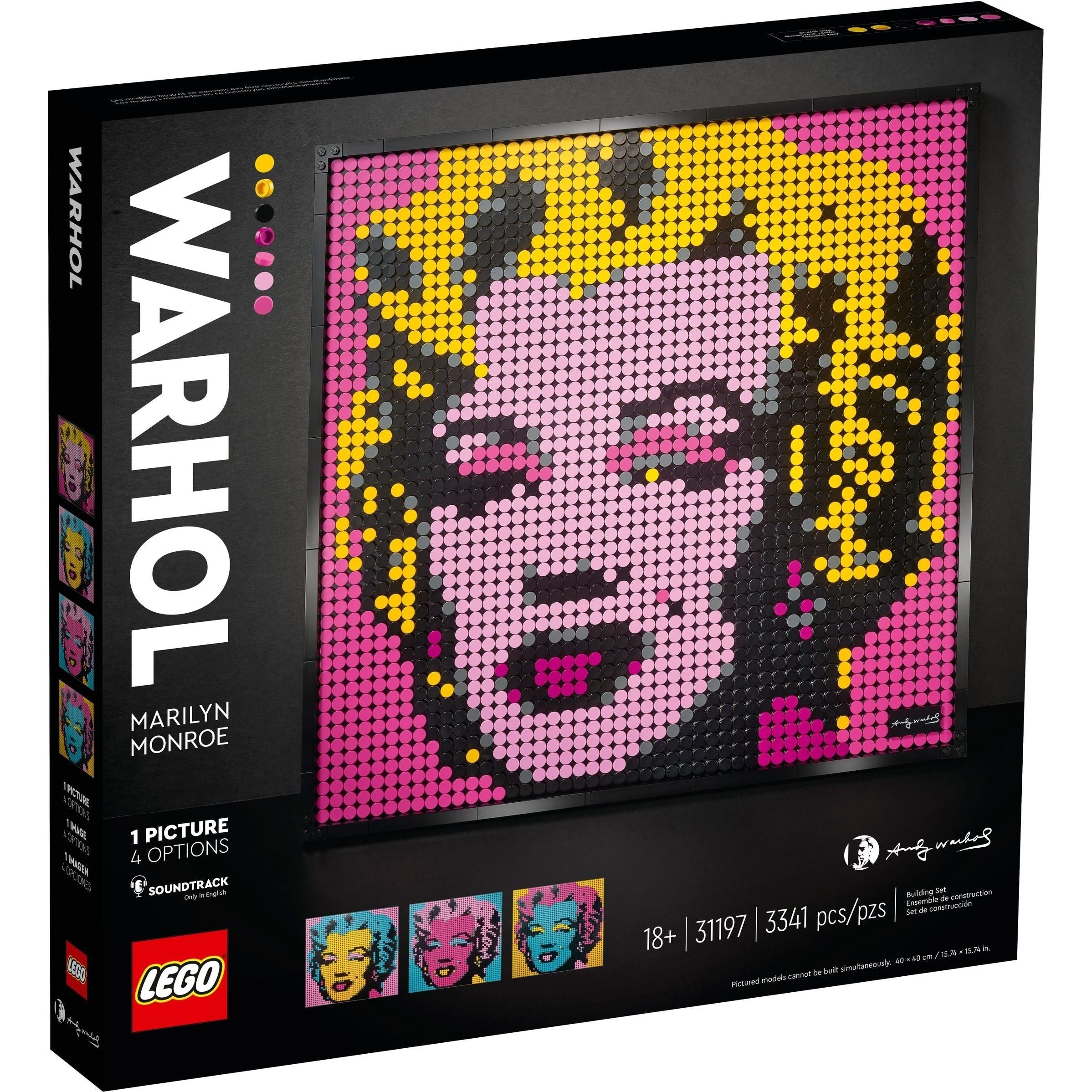 LEGO Art Andy Warhol's Marilyn Monroe 31197