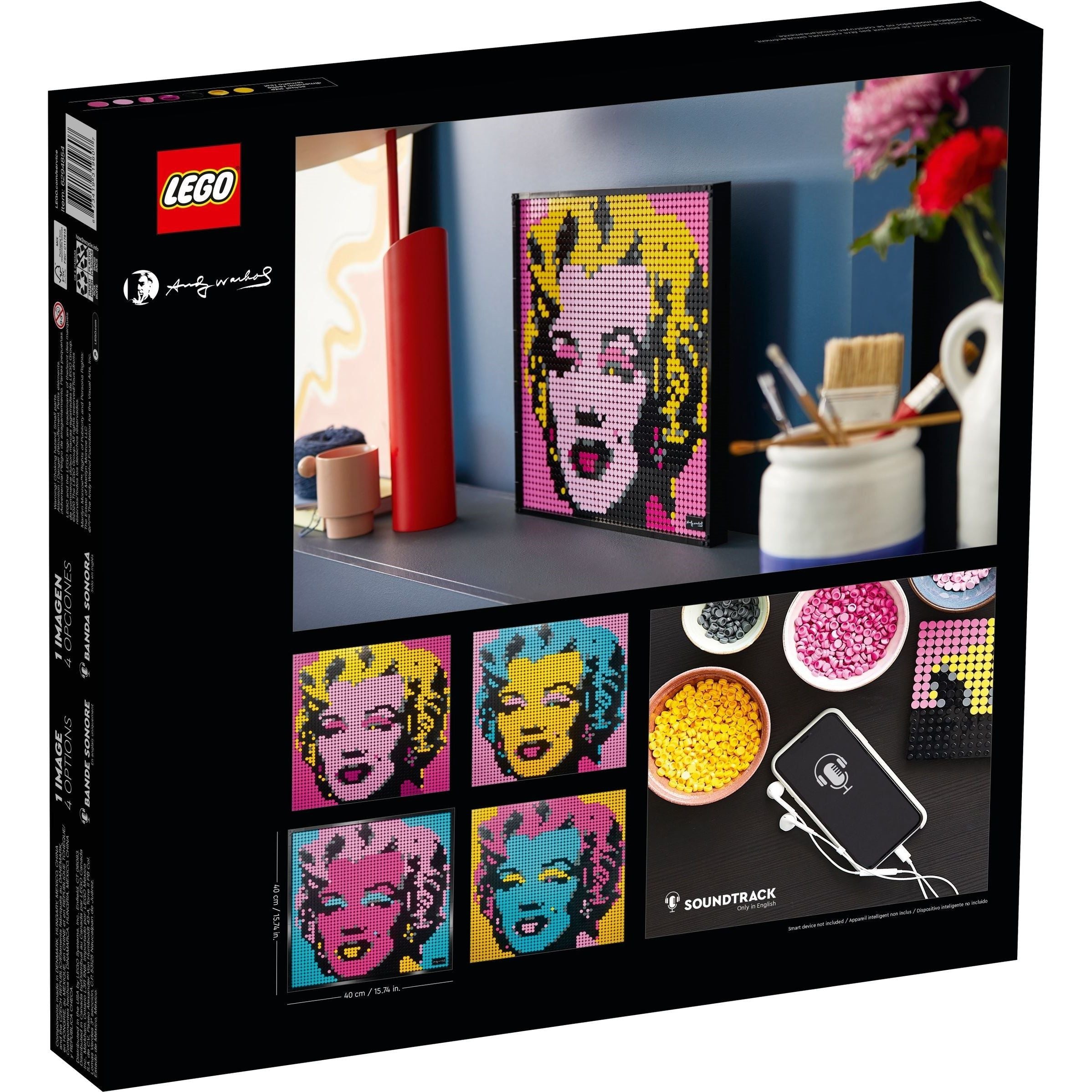 LEGO Art Andy Warhol's Marilyn Monroe 31197