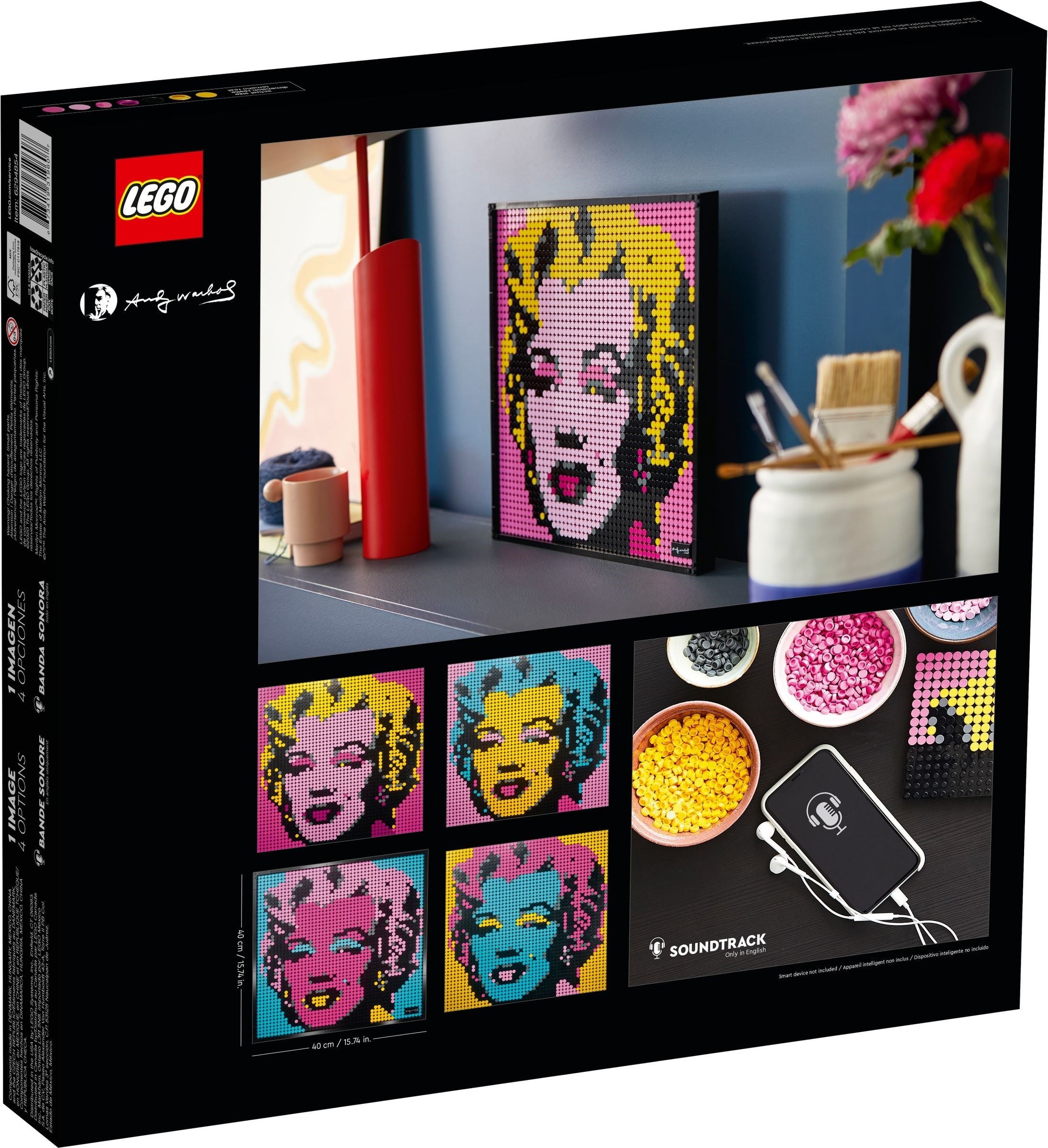 LEGO Art Marilyn Monroe d'Andy Warhol 31197