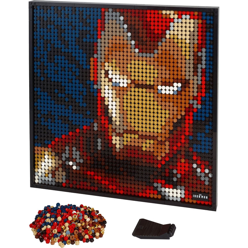 LEGO Art Marvel Studios Iron Man - photo d'art 31199