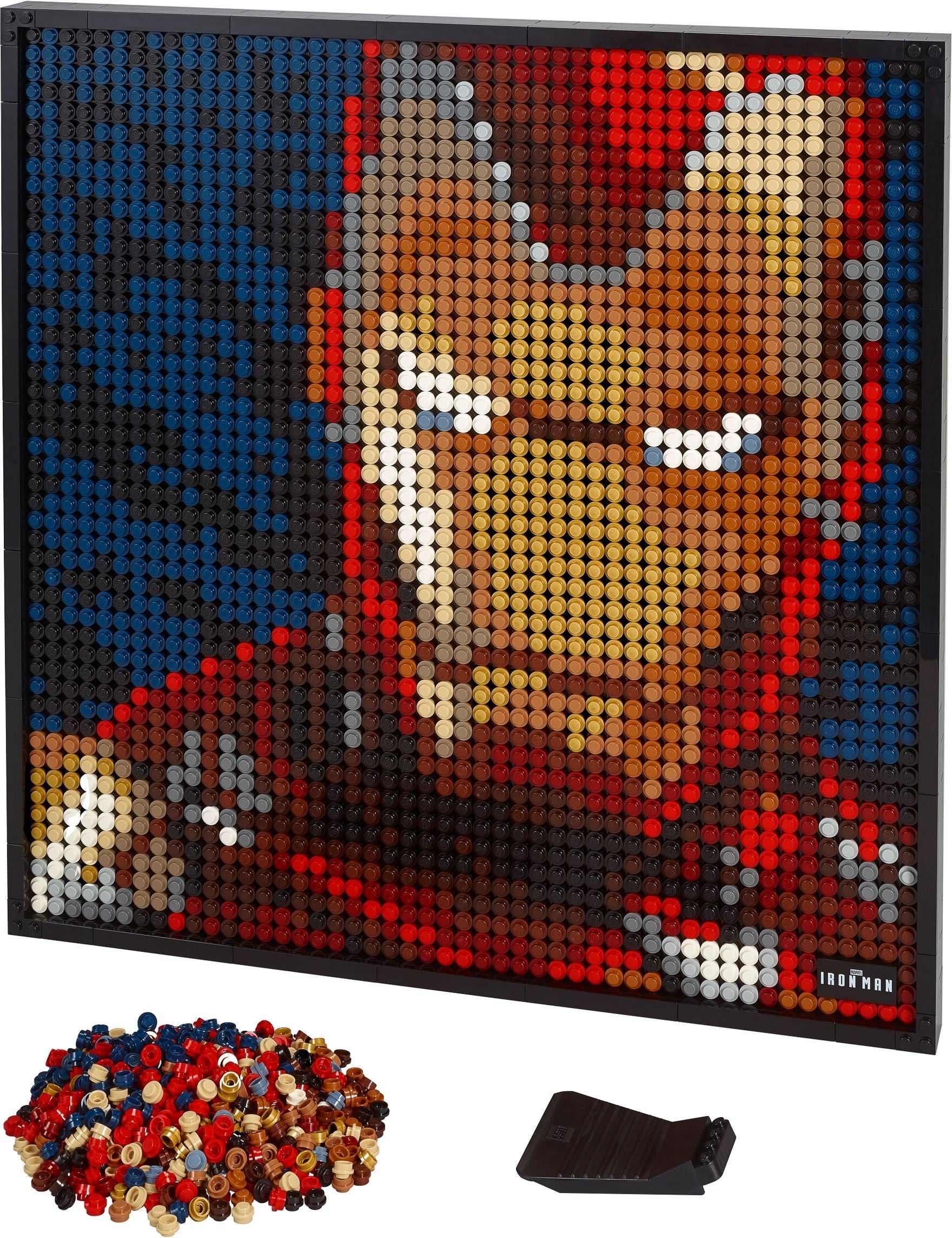 LEGO Art Marvel Studios Iron Man - photo d'art 31199