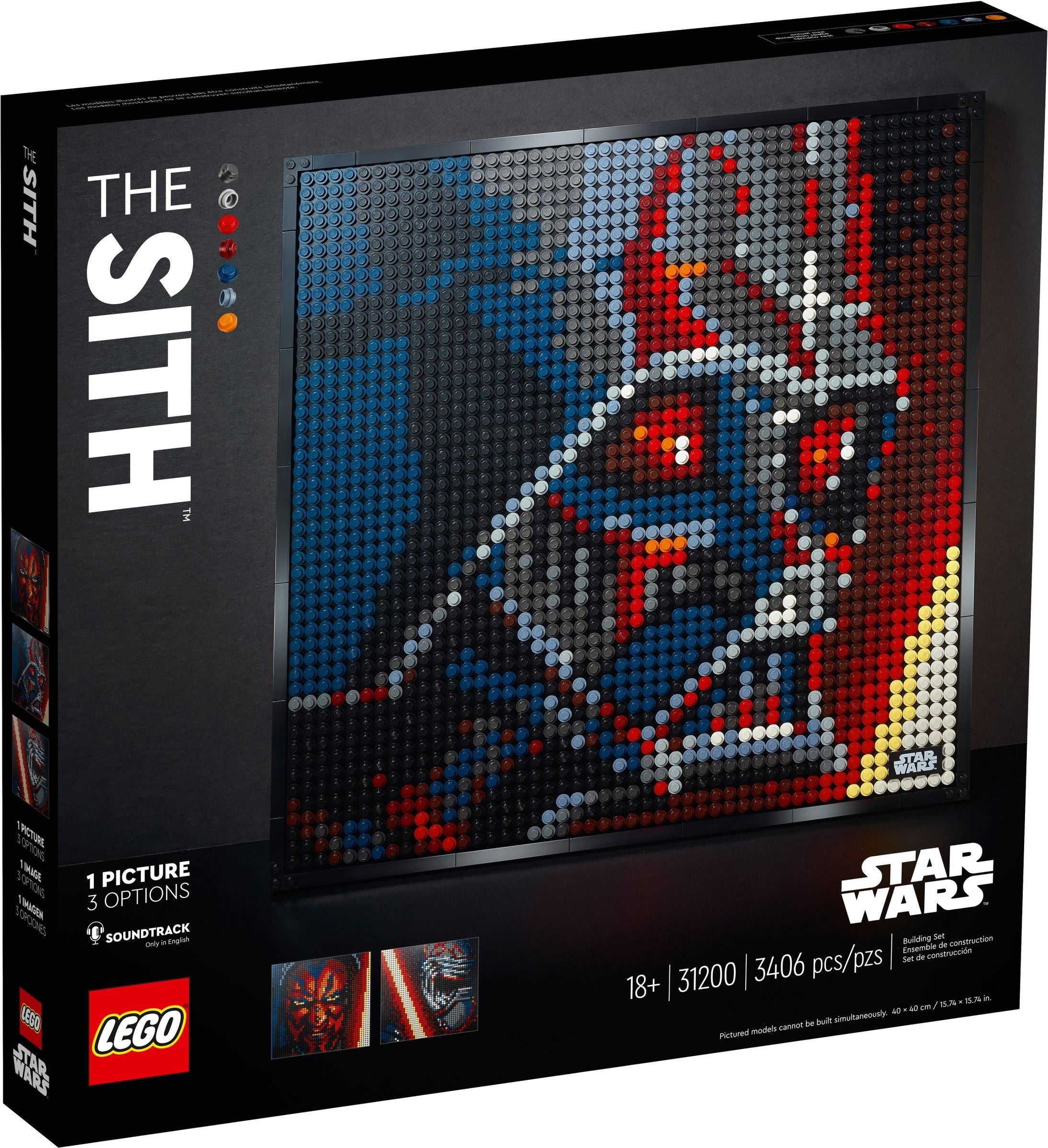 LEGO Art Star Wars : Image artistique des Sith 31200