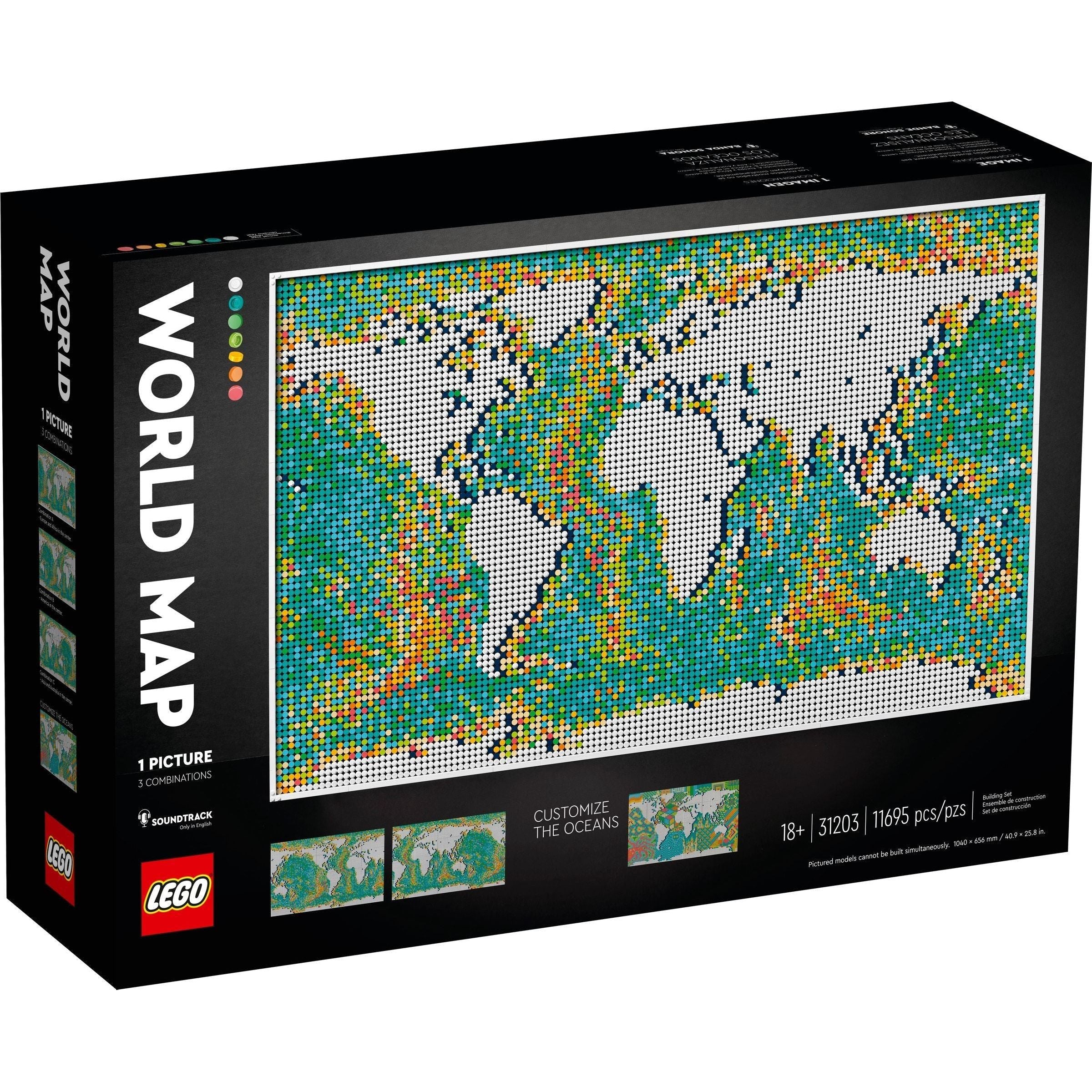 Carte du monde artistique LEGO 31203